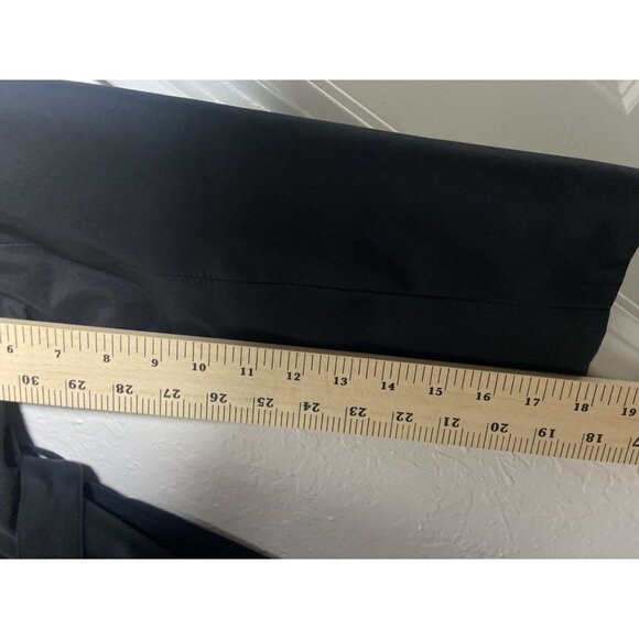 Eddie Bauer Womens Belted Black Polyester Trench Coat Size Medium - Picture 6 of 16